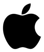 Beispiel für ein Unternehmenslogo aus einem Bildsymbol: Apple Inc.